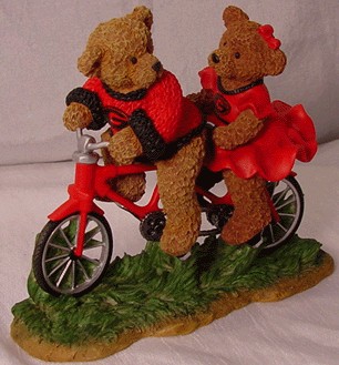University of Georgia Bulldogs Tandem Bicycle Figurine