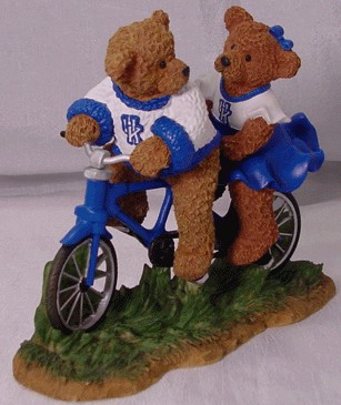 University of Kentucky Wildcats Tandem Bicycle Figurine