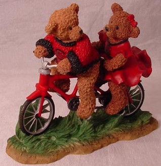 University of South Carolina Gamecocks Tandem Bicycle Figurine