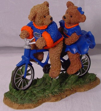 University of Florida Gators Tandem Bicycle Figurine