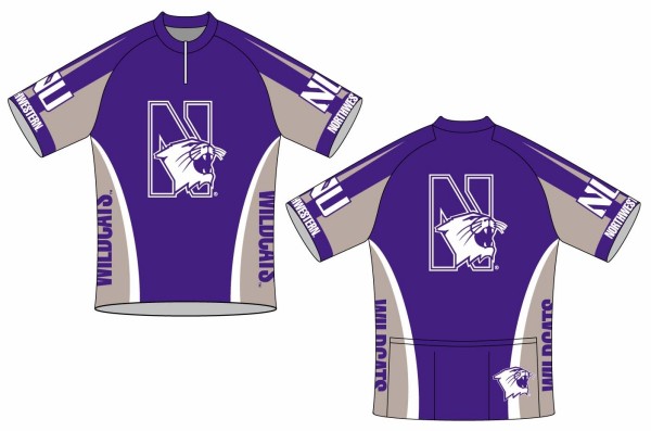 Northwestern Bicycle Jerseys are Available from Pete & Ed Gifts