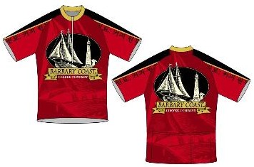 Barbary Coast Coffee Red Bicycle Jersey
