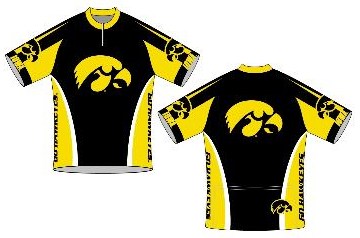 University of Iowa Bicycle Jerseys are Available from Pete & Ed Gifts