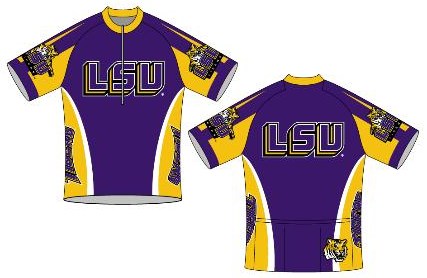 Louisiana State University Bicycle Jerseys are Available from Pete & Ed Gifts