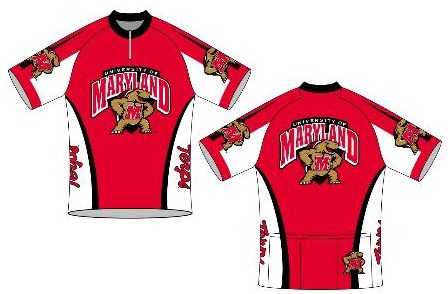 University of Maryland Bicycle Jerseys are Available from Pete & Ed Gifts