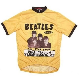 Beatles Yellow Poster Bicycle Jersey